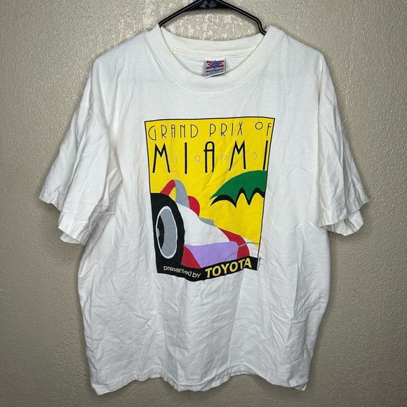 VTG 1995 Grand Prix Of Miami Toyota Size XL - Picture 2 of 6
